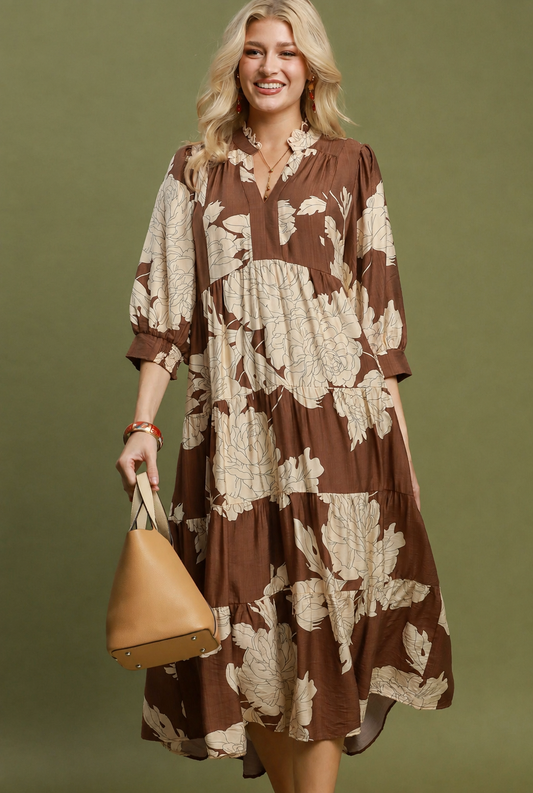 Flora Midi Dress