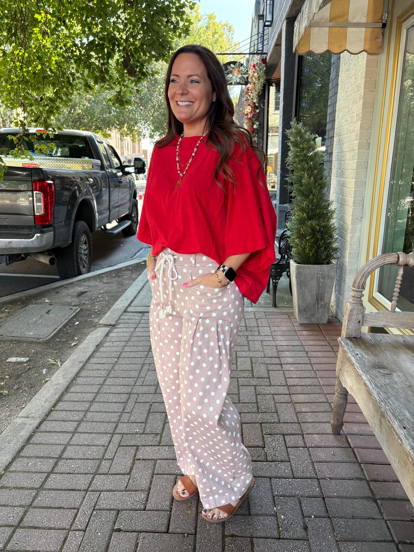 Poppy Dot Pants