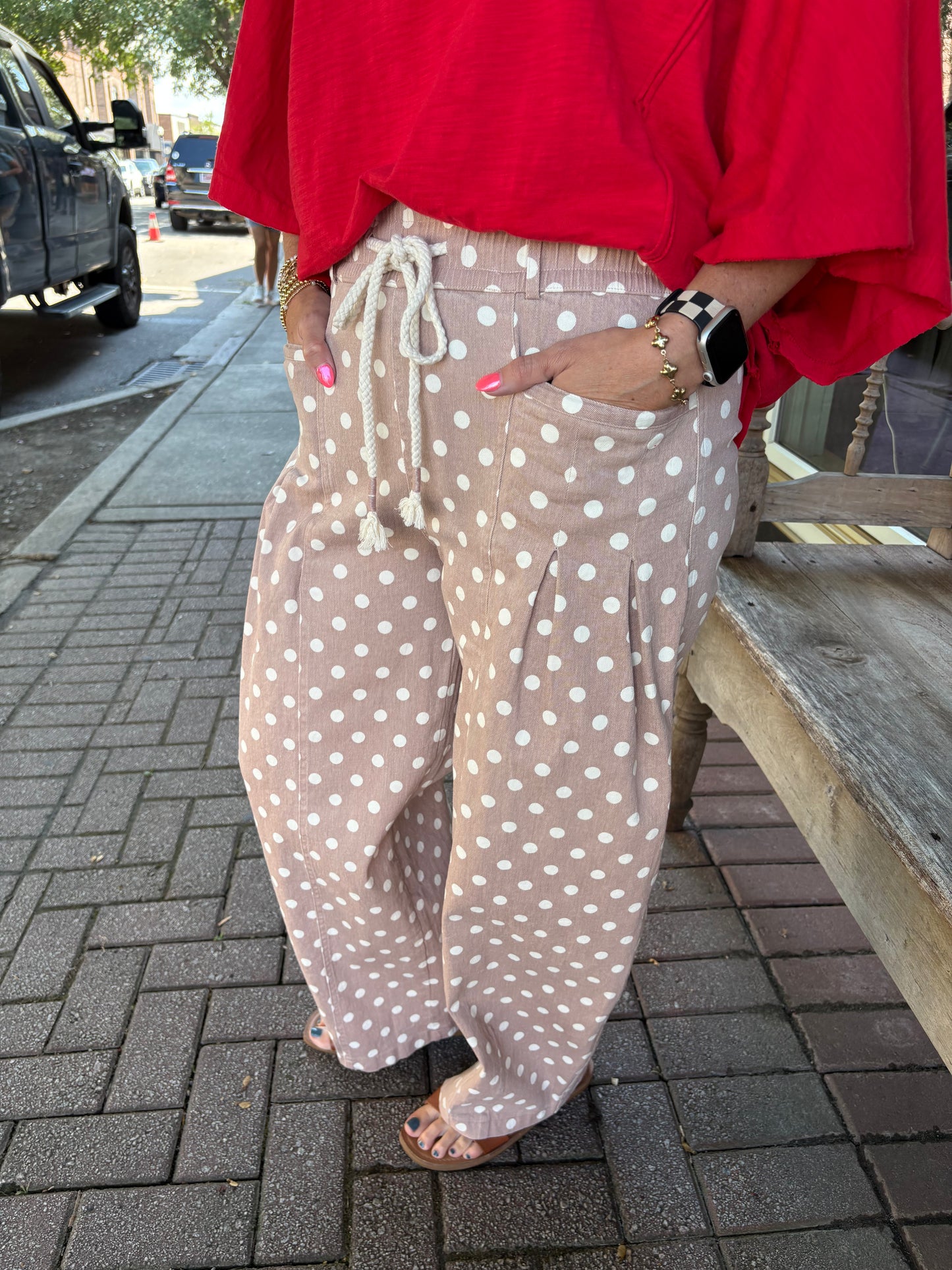 Poppy Dot Pants