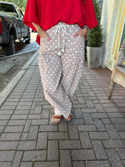 Poppy Dot Pants