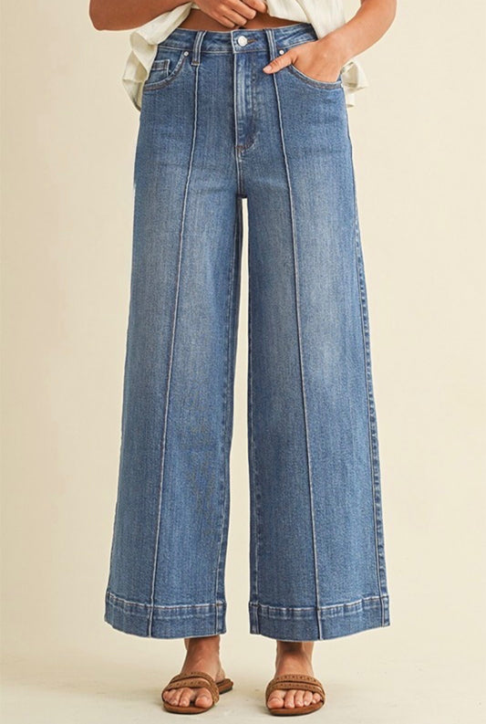 Collins Pintuck Jeans - Risen