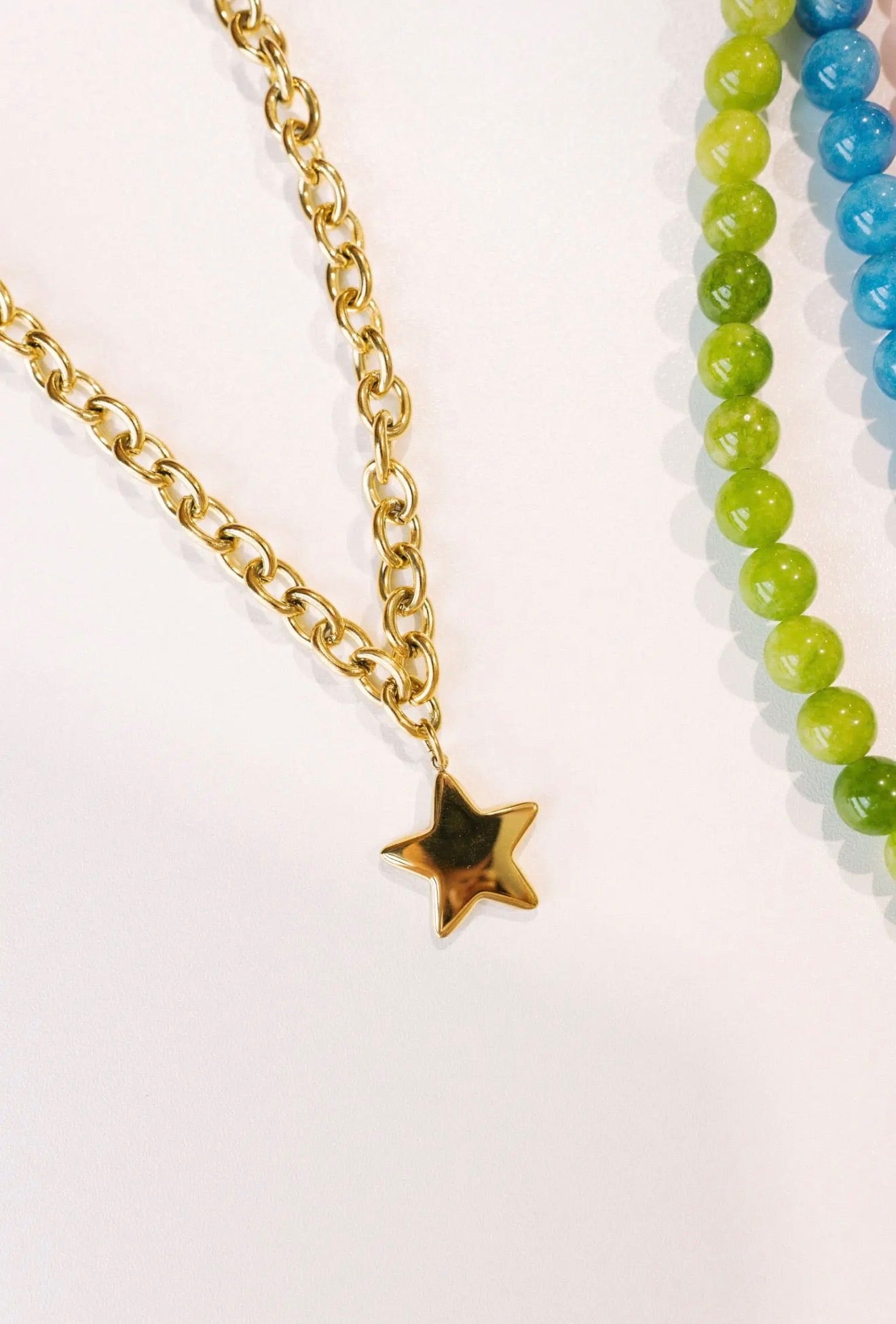 Shooting Star Necklace - Gold
