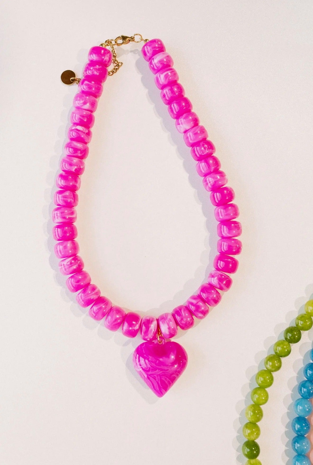 Heartbreaker Necklace - Pink