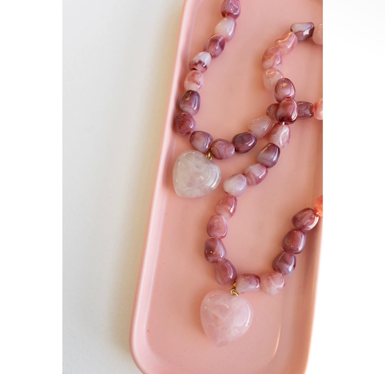 Blushing Heart Necklace