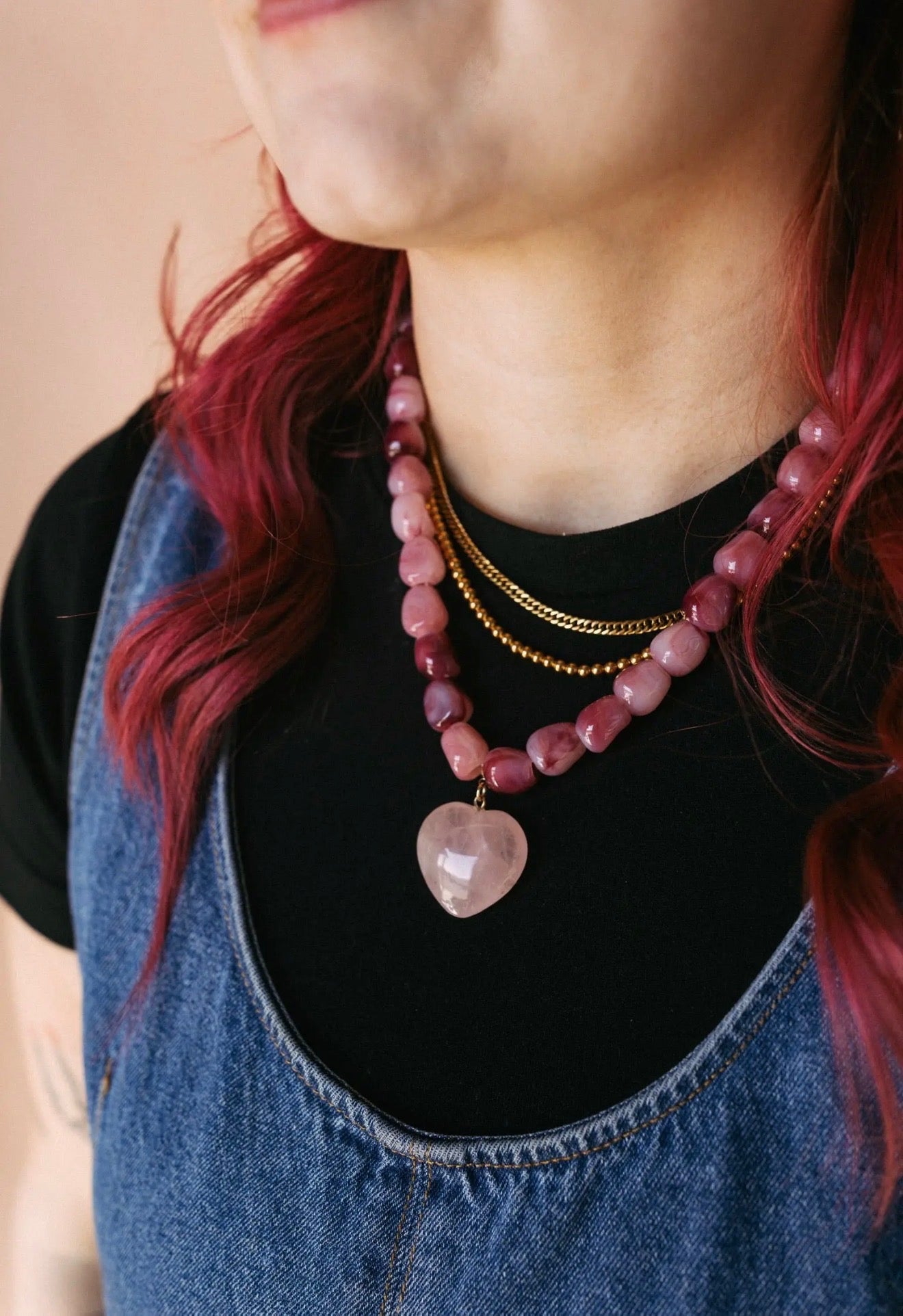 Blushing Heart Necklace
