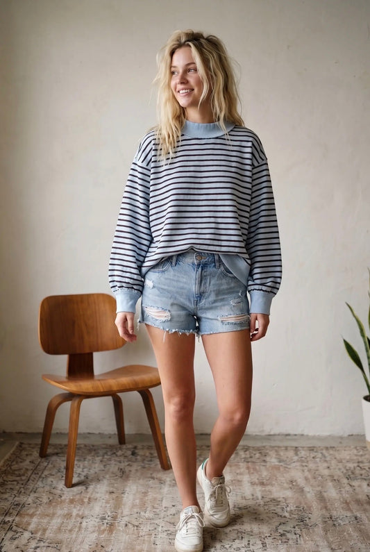 Sunday Stripe Pullover